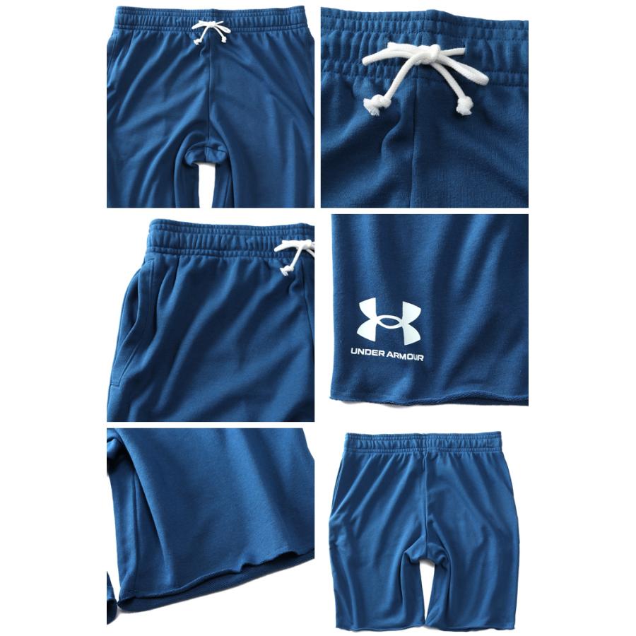大きいサイズ メンズ UNDER ARMOUR アンダーアーマー スウェット ショートパンツ ハーフパンツ ショーツ RIVAL TERRY SHORT USA直輸入 1361631 | UNDER ARMOUR | 02