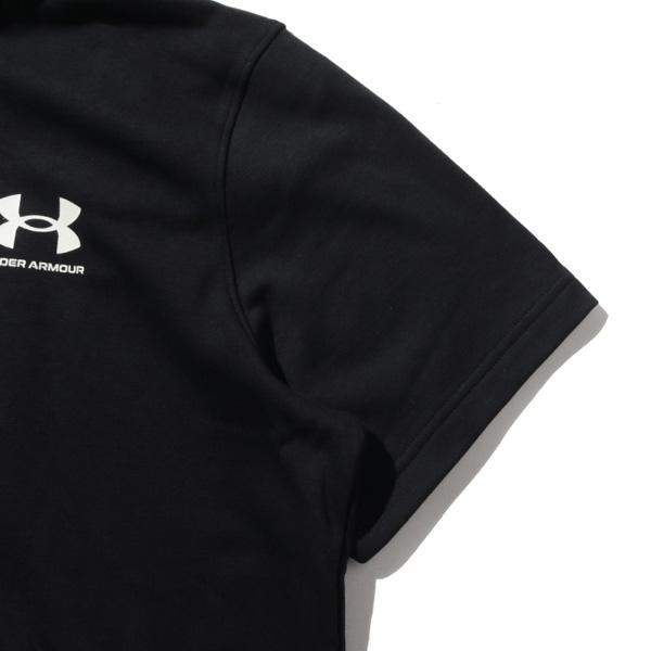 大きいサイズ メンズ UNDER ARMOUR アンダーアーマー 半袖 プルオーバー パーカー RIVAL TERRY LC SS HD USA直輸入 1370396-001｜bmo｜06