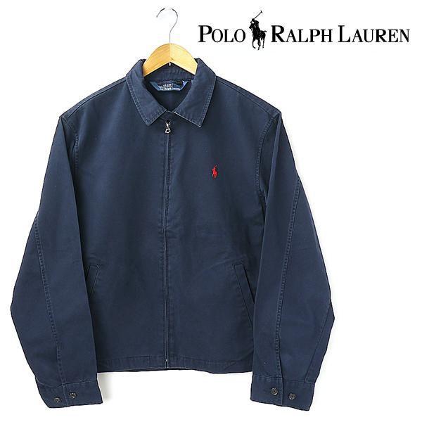 大きいサイズ メンズ XL XXL POLO RALPH LAUREN ポロ ラルフ ローレン コットンZIPブルゾン ネイビー 1471628-041 USA直輸入 AWSS6｜bmo