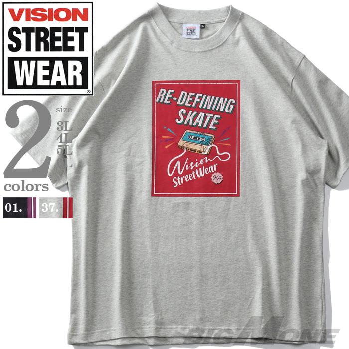 大きいサイズ メンズ VISION STREET WEAR ヴィンテージカセット 半袖 Tシャツ 1505713 | VISION STREET WEAR