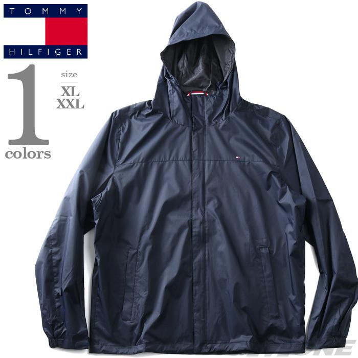トミーヒルフィガー　マウンテンパーカー　ナイロンジャケット　ビッグロゴ TOMMY HILFIGER（トミー・ヒルフィガー） 大きいサイズ メンズ