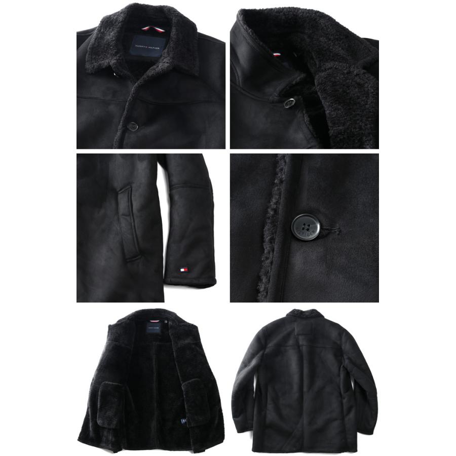 大きいサイズ メンズ TOMMY HILFIGER トミーヒルフィガー ムートン風 コート CLASSIC FAUX SHEARLING WALKING COAT USA直輸入 159as356｜bmo｜03