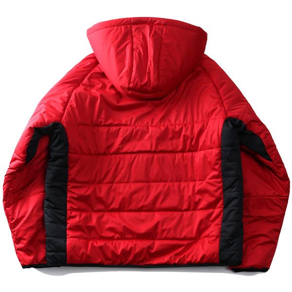 大きいサイズ メンズ Three Quarter ストレッチ ニット フード脱着