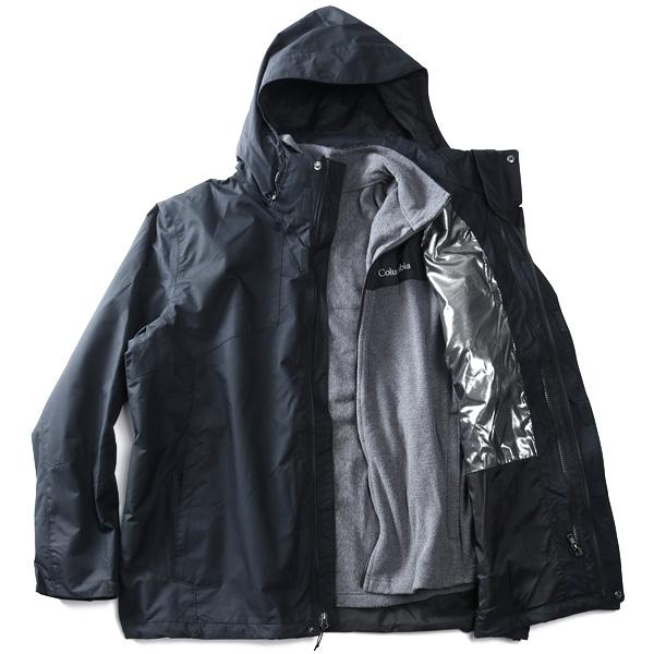 大きいサイズ メンズ Columbia コロンビア フリースライナー付 3WAY フーデッド ジャケット Bugaboo III Fleece Interchange Jacket USA直輸入 2096901 | Columbia | 04