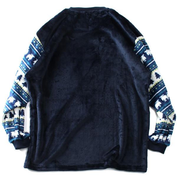 大きいサイズ メンズ MOZ SWEDEN モズ スウェーデン ミンク フリース