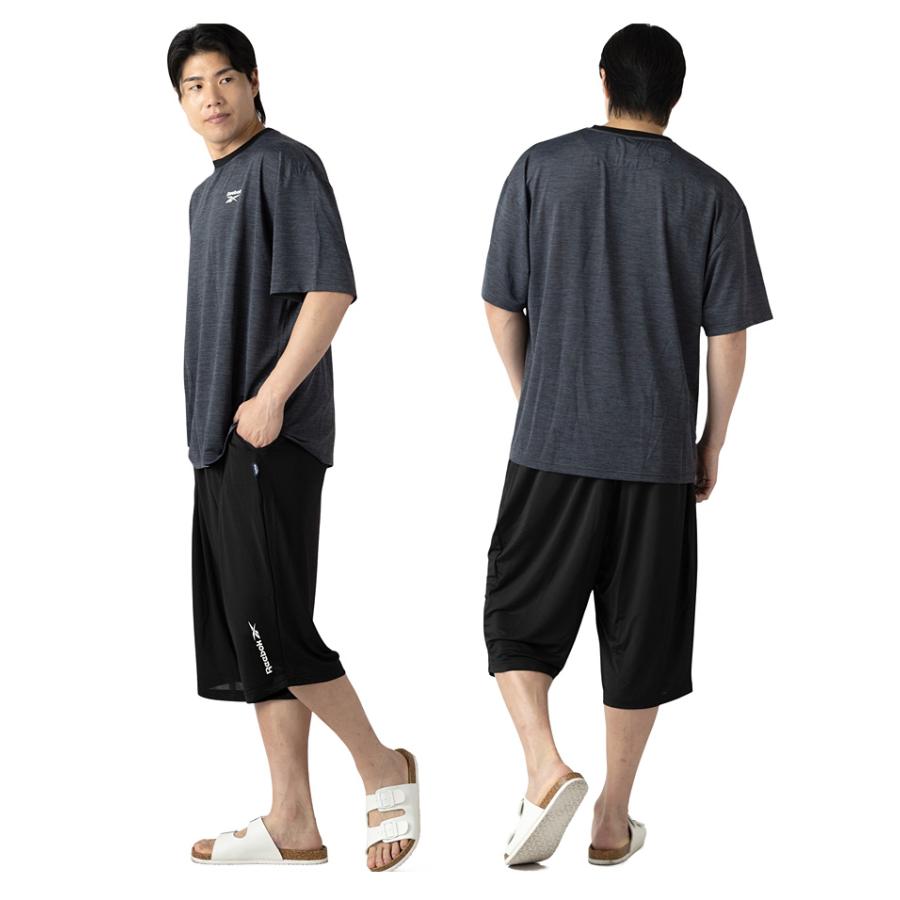大きいサイズ メンズ REEBOK リーボック エステルベア天 半袖 Tシャツ + ハーフパンツ 上下セット 春夏新作 21633ny 【fre】 爆買 | Reebok | 05