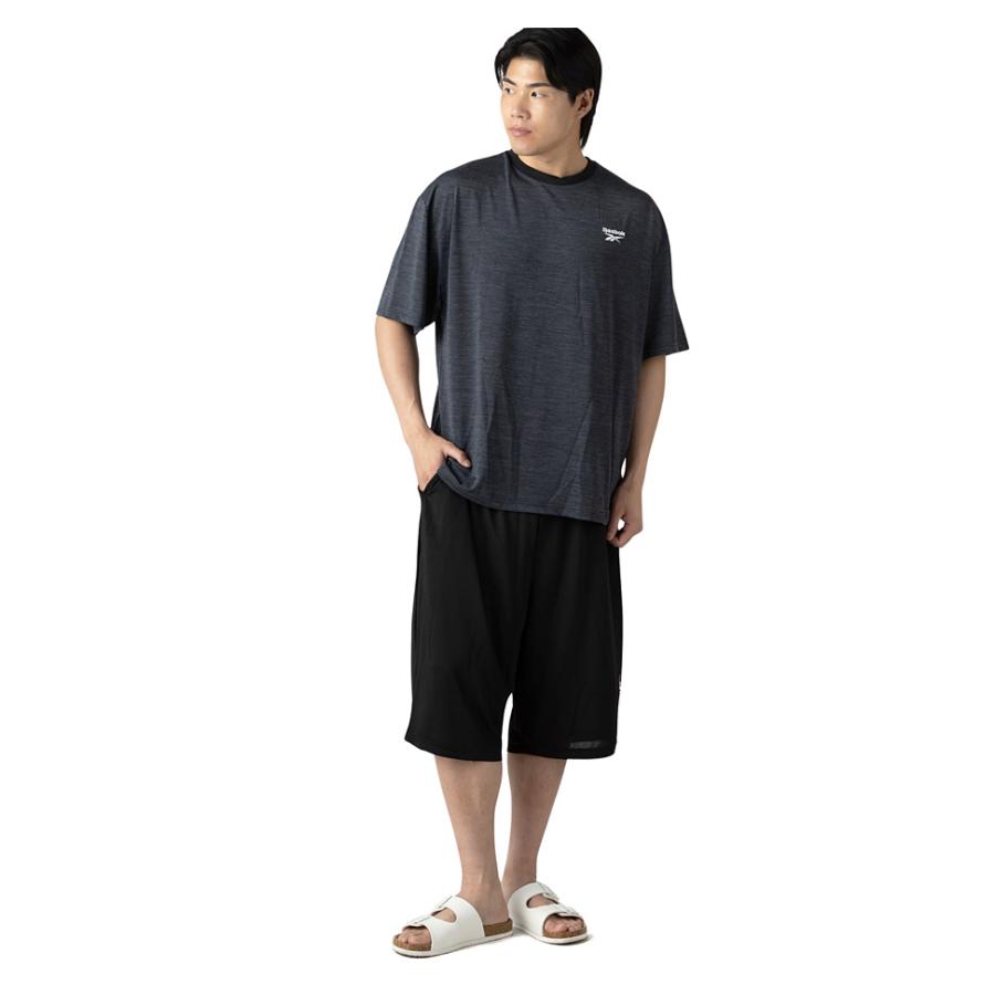 大きいサイズ メンズ REEBOK リーボック エステルベア天 半袖 Tシャツ + ハーフパンツ 上下セット 春夏新作 21633ny 【fre】 爆買 | Reebok | 06