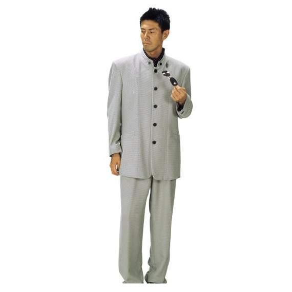大きいサイズ 二重衿マオカラースーツ アイボリー 0022-2300-2 2L 3L