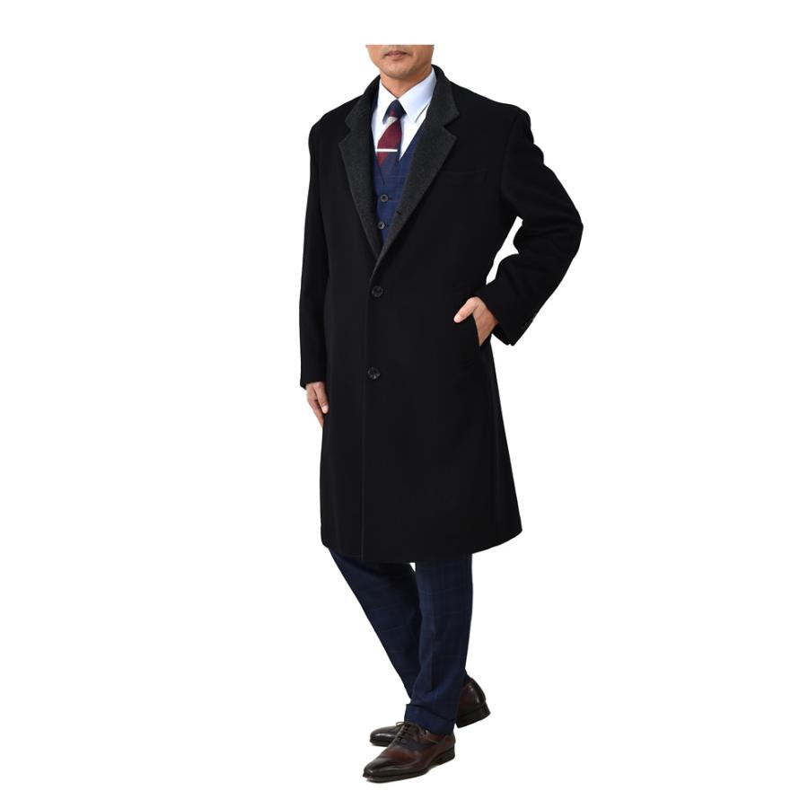 大きいサイズ メンズ RENOMA カシミヤ/アンゴラ混 変形 チェスター コート 226301 renoma HOMME（レノマオム） 大きいサイズ メンズ RENOMA カシミヤ