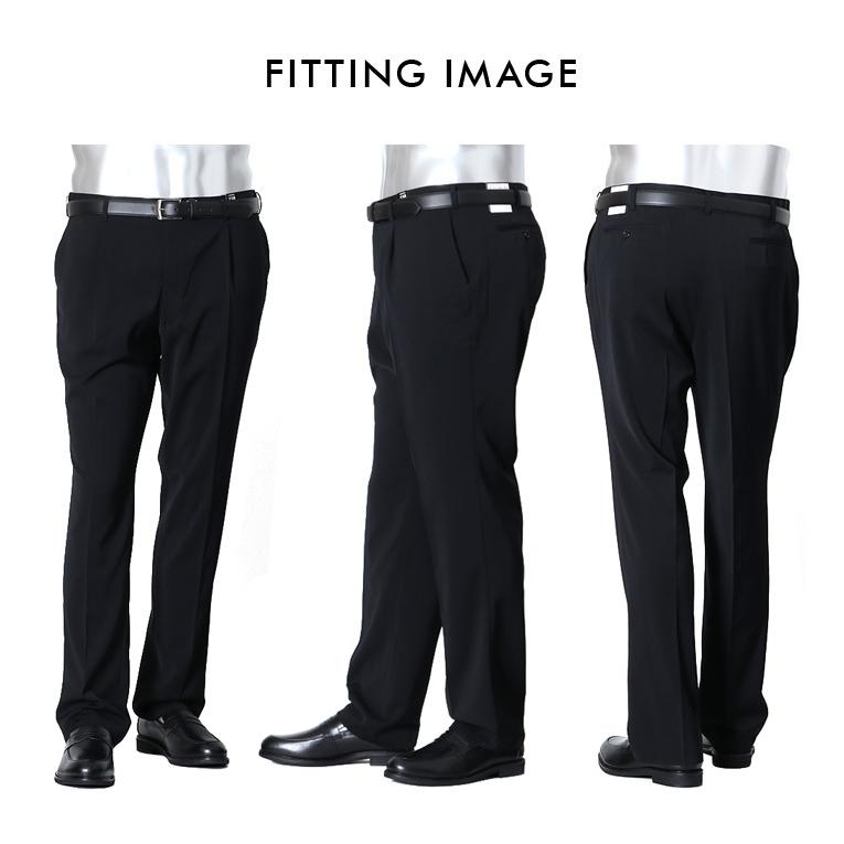 大きいサイズ メンズ STAGE LOVE ミルパ 脇ラク ワンタック スラックス ストレッチ ウォッシャブル 日本製生地 2318 | ブランド登録なし | 03