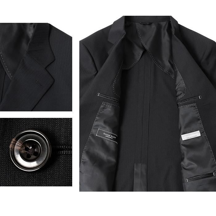 大きいサイズ メンズ 2ツ釦スーツ ビジネススーツ スーツ リクルートスーツ 上下セット 秋冬新作 2396 【t2502】 | ブランド登録なし | 03