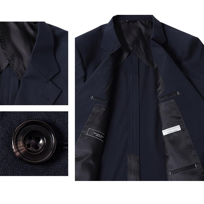 大きいサイズ メンズ 2ツ釦スーツ ビジネススーツ スーツ リクルートスーツ 上下セット 秋冬新作 2397 【t2502】 | ブランド登録なし | 03