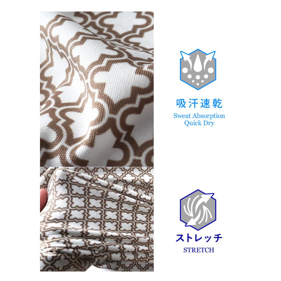 大きいサイズ メンズ FICCE GOLF フィッチェゴルフ 吸汗速乾 ストレッチ 幾何学柄 半袖 ポロシャツ ゴルフウェア 242711 | FICCE | 03