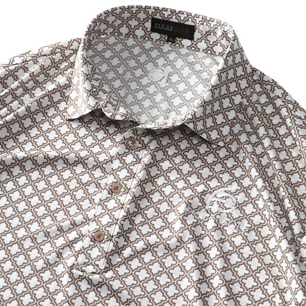 大きいサイズ メンズ FICCE GOLF フィッチェゴルフ 吸汗速乾 ストレッチ 幾何学柄 半袖 ポロシャツ ゴルフウェア 242711 | FICCE | 06