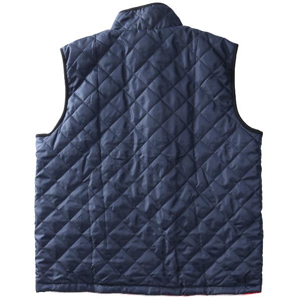 大きいサイズ メンズ ホカロン タフタ×ミンクフリース キルティング