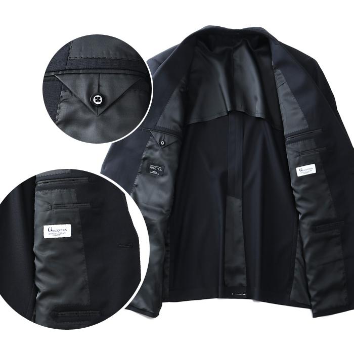 大きいサイズ メンズ GRADEVORE SOLOTEX パンツウォッシャブル 2ツ釦