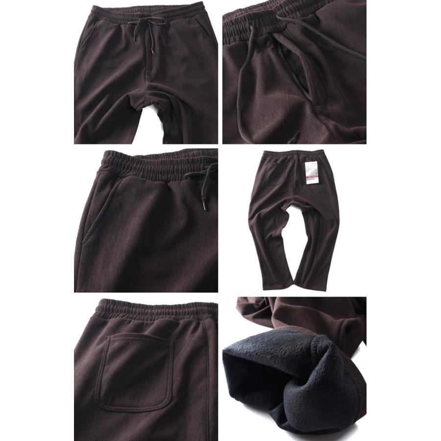 大きいサイズ メンズ あったか コーデュロイ 裏起毛 シャーリング パンツ 前ファスナー付 秋冬新作 304222x | ブランド登録なし | 02