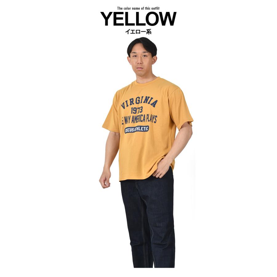 大きいサイズ メンズ DISCUS ATHLETIC ディスカス アスレチック プリント 半袖 Tシャツ 32603161 | DISCUS ATHLETIC | 04
