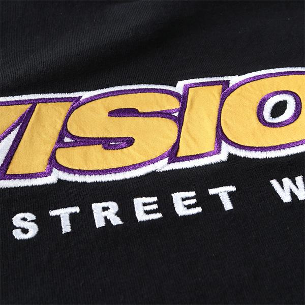 大きいサイズ メンズ VISION STREET WEAR リブライン ロゴ刺繍 半袖 Tシャツ 3505702 | VISION STREET WEAR | 15