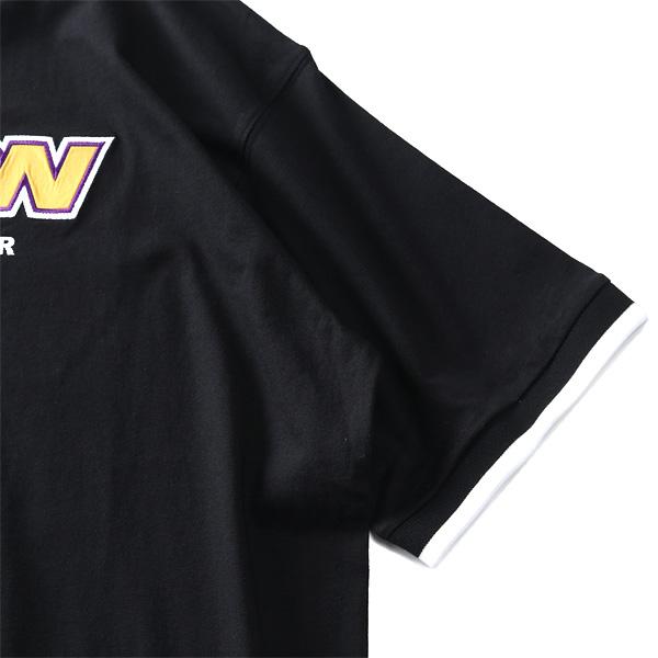 大きいサイズ メンズ VISION STREET WEAR リブライン ロゴ刺繍 半袖 Tシャツ 3505702 | VISION STREET WEAR | 16