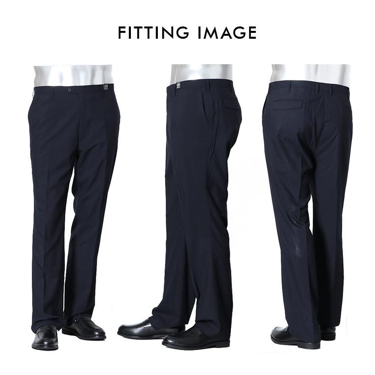 大きいサイズ メンズ VERSARE ノータック ループ付 スラックス ウォッシャブル ヒザ当て付き 3617 | ブランド登録なし | 03