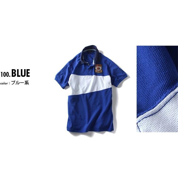 大きいサイズ メンズ POLO RALPH LAUREN ポロ ラルフローレン ワッペン付半袖鹿の子ポロシャツ USA直輸入 40437001｜bmo｜02