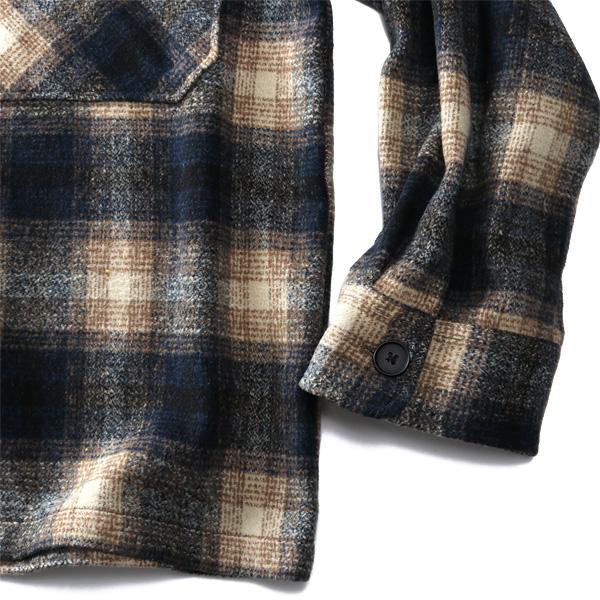 大きいサイズ メンズ OILCAKE オイルケーキ ブークレ チェック CPO