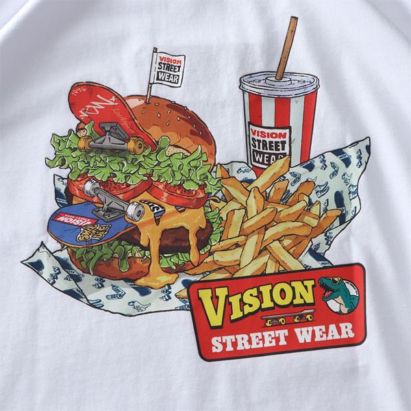 大きいサイズ メンズ VISION STREET WEAR スケボーバーガー プリント 半袖 Tシャツ 4505701 | VISION STREET WEAR | 14