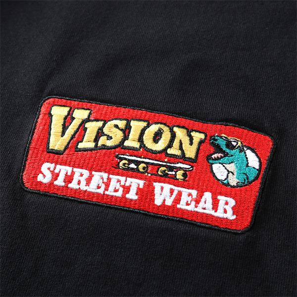 大きいサイズ メンズ VISION STREET WEAR スケボーバーガー プリント 半袖 Tシャツ 4505701 | VISION STREET WEAR | 09