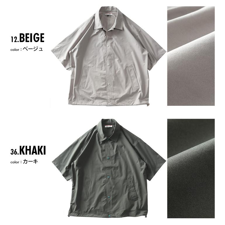 大きいサイズ メンズ PANASPUR パナシュプール 接触冷感 半袖 コーチ