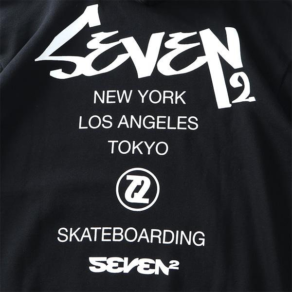 SEVEN2（セブンツー） 大きいサイズ メンズ プリント プルオーバー