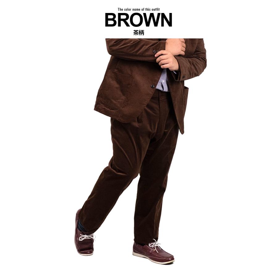 大きいサイズ メンズ SARTORIA BELLINI セットアップ ストレッチ コーデュロイ パンツ 522001 | Sartoria Bellini | 04