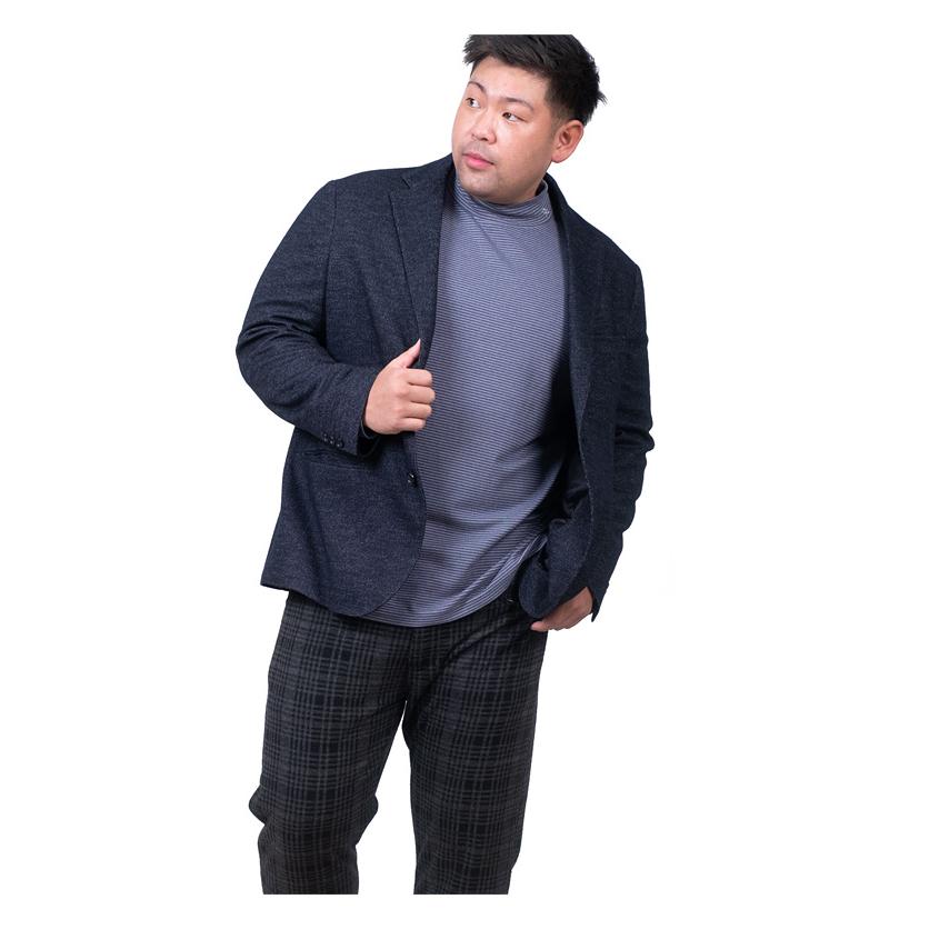 大きいサイズ メンズ SARTORIA BELLINI 尾州ニット ストレッチ ジャケット 軽量 イージーケア 522004b | Sartoria Bellini | 11