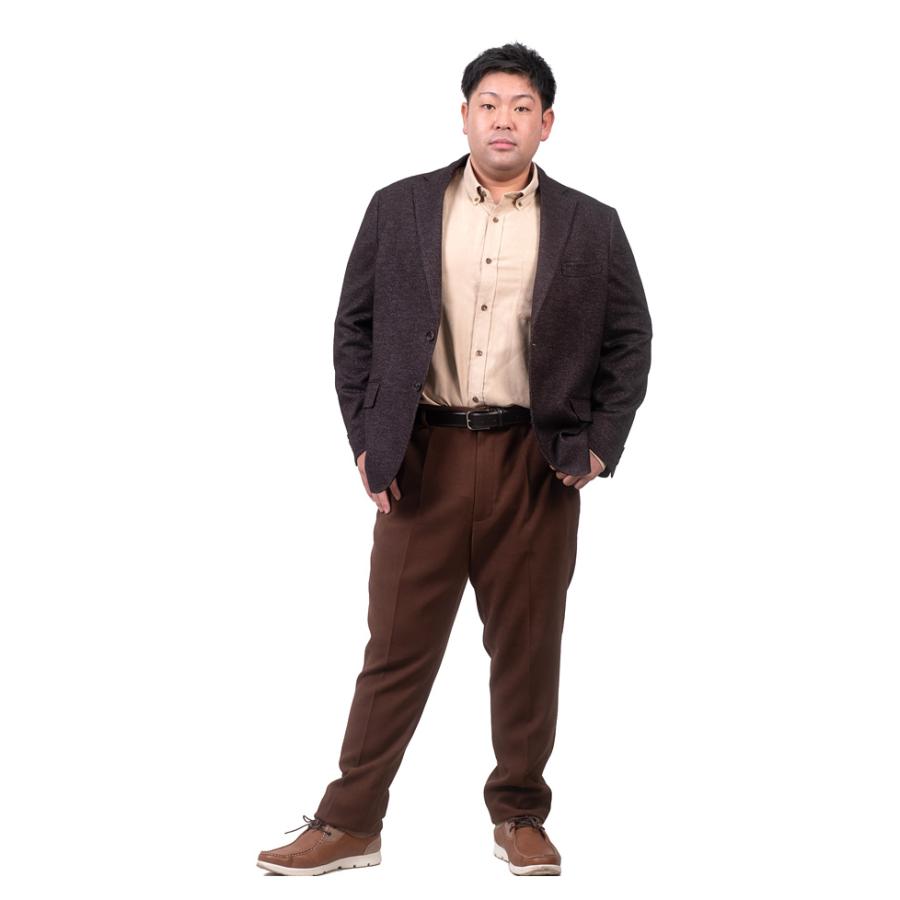 大きいサイズ メンズ SARTORIA BELLINI 尾州ニット ストレッチ ジャケット 軽量 イージーケア 522004b | Sartoria Bellini | 08