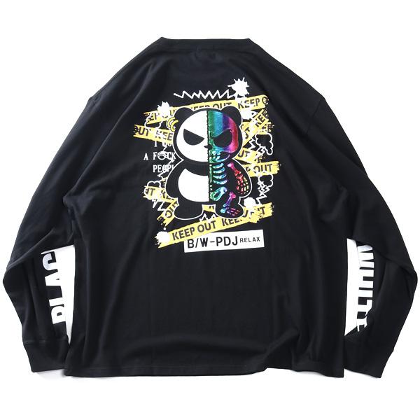 大きいサイズ メンズ B/W-PDJ RELAX TWO FACE BW-PANDA ロング Tシャツ 秋冬新作 536850k | ブランド登録なし | 04