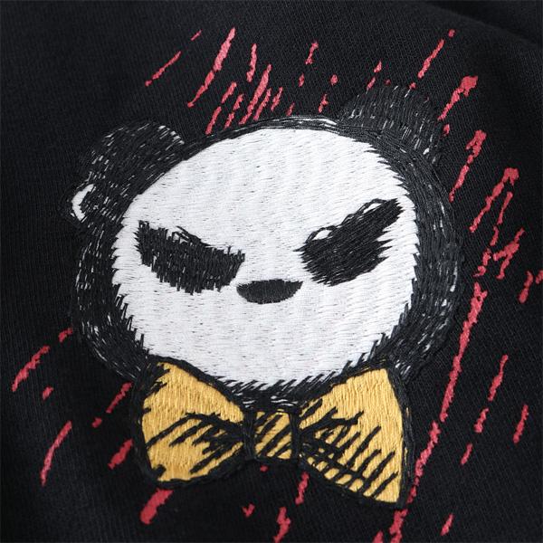 大きいサイズ メンズ B/W-PDJ RELAX ROUGH DRAWING BW-PANDA フルジップ パーカー 秋冬新作 536852k | ブランド登録なし | 07