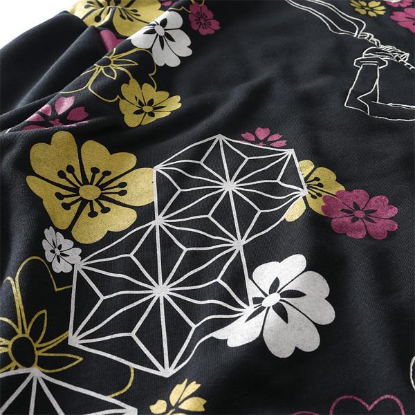 大きいサイズ メンズ EVANGELION × 錦 エヴァンゲリオン×ニシキ 華小紋