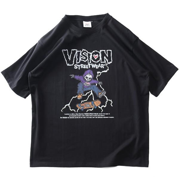 大きいサイズ メンズ VISION STREET WEAR スカルスケータープリント 半袖 Tシャツ 5505701 | VISION STREET WEAR | 03
