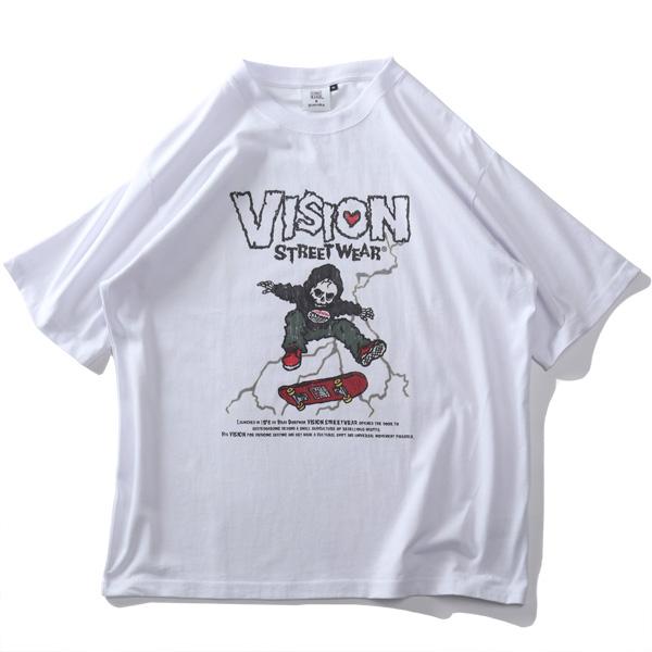大きいサイズ メンズ VISION STREET WEAR スカルスケータープリント 半袖 Tシャツ 5505701 | VISION STREET WEAR | 05