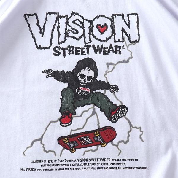 大きいサイズ メンズ VISION STREET WEAR スカルスケータープリント 半袖 Tシャツ 5505701 | VISION STREET WEAR | 06