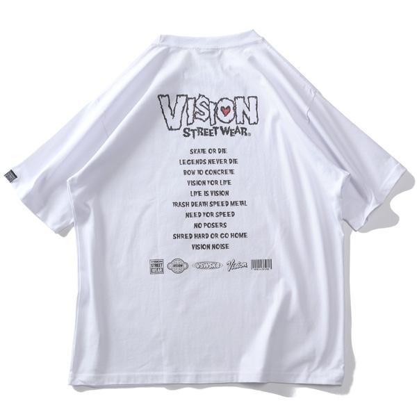 大きいサイズ メンズ VISION STREET WEAR スカルスケータープリント 半袖 Tシャツ 5505701 | VISION STREET WEAR | 09