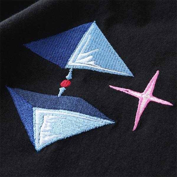 大きいサイズ メンズ EVANGELION × 錦 エヴァンゲリオン×ニシキ 初号機VS赤龍 刺繍 半袖 Tシャツ 554369k | ブランド登録なし | 06