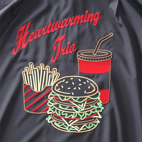 大きいサイズ メンズ PANASPUR パナシュプール バック刺繍 シャツ 吸水