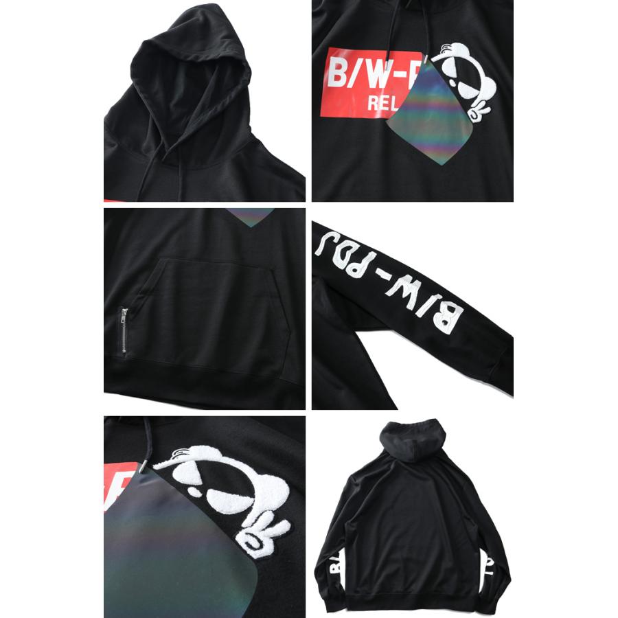 大きいサイズ メンズ B/W-PDJ RELAX パンディエスタ サガラ刺繍 プル