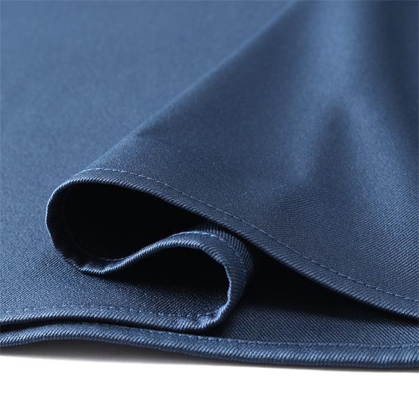 大きいサイズ メンズ IDEAL COLLECTION 長袖 ツイルストレッチ 刺繍