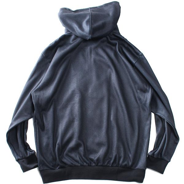 大きいサイズ メンズ PLEGGI プレッジ ニット フリース 総柄 スタンド