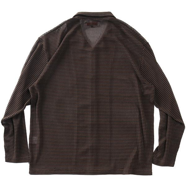 大きいサイズ メンズ PANASPUR パナシュプール ラッセル編み 長袖 シャツ 春夏新作 6402-727 【fre】 | ブランド登録なし | 16