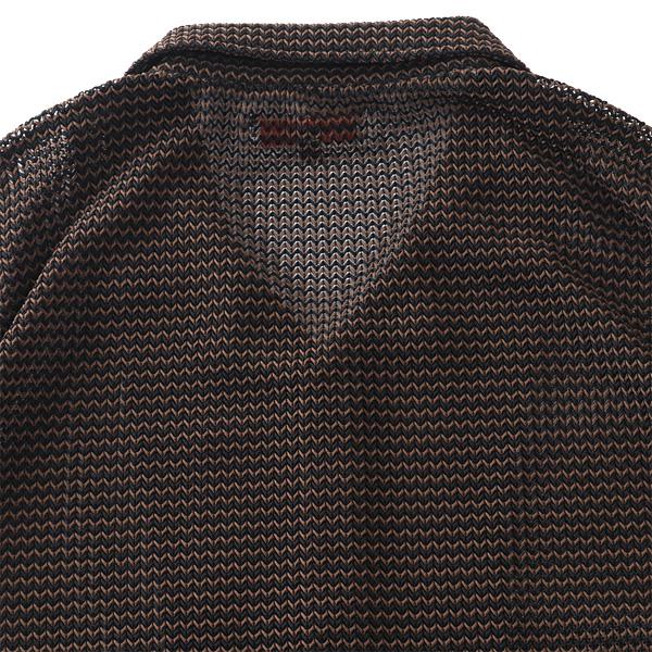 大きいサイズ メンズ PANASPUR パナシュプール ラッセル編み 長袖 シャツ 春夏新作 6402-727 【fre】 | ブランド登録なし | 17