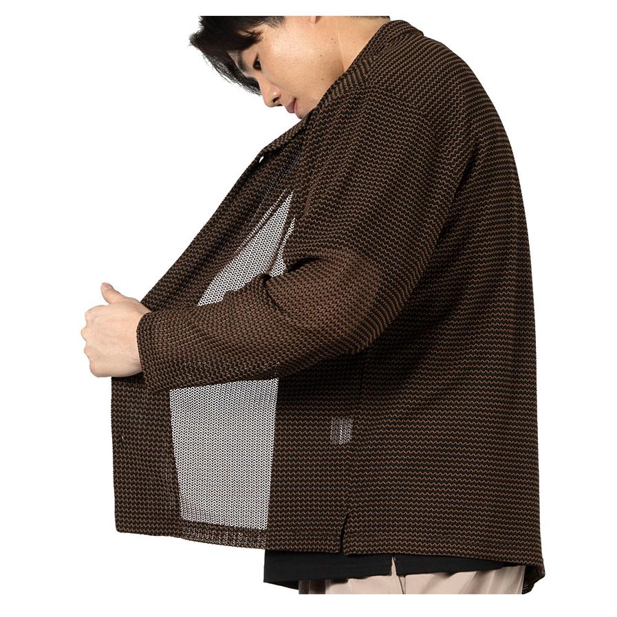 大きいサイズ メンズ PANASPUR パナシュプール ラッセル編み 長袖 シャツ 春夏新作 6402-727 【fre】 | ブランド登録なし | 04