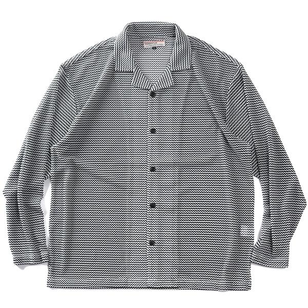 大きいサイズ メンズ PANASPUR パナシュプール ラッセル編み 長袖 シャツ 春夏新作 6402-727 【fre】 | ブランド登録なし | 08